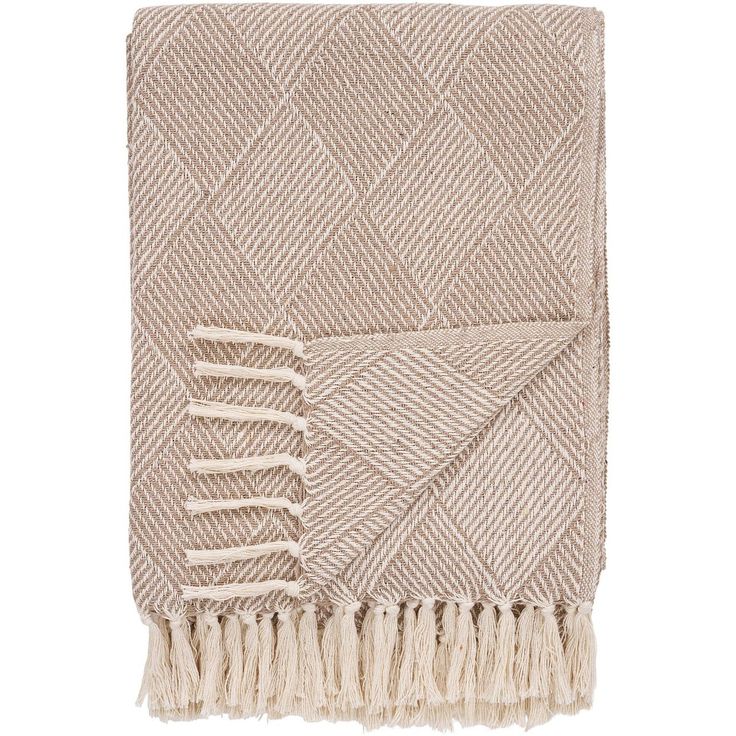 Torkkupeitto House Nordic Bursa, 130x180cm, taupe