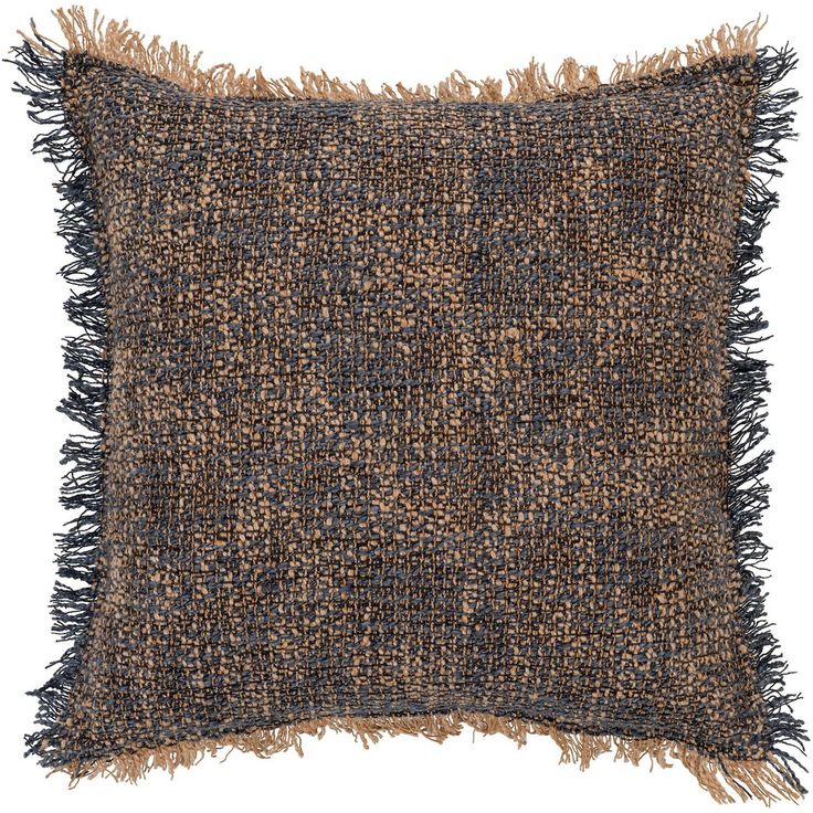 Koristetyyny House Nordic Ely, 45x45cm, sininen/keltainen
