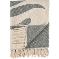 Torkkupeitto House Nordic Loni, beige/petrooli