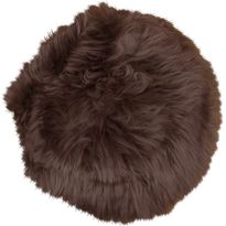Istuinpehmuste House Nordic, aito lampaantalja, ø35cm, ruskea, myyntierä 3 kpl, Verkkokaupan poistotuote