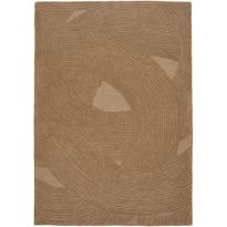 Villamatto House Nordic Pune, käsin tuftattu, ruskea, eri kokoja