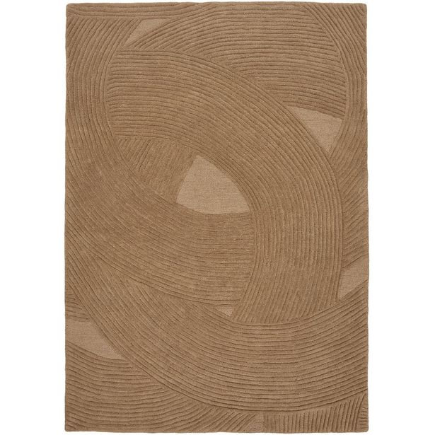 Villamatto House Nordic Pune, käsin tuftattu, ruskea, eri kokoja