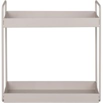 Hylly House Nordic Rabo, 30x15x31cm, 2 tasolla, beige teräs
