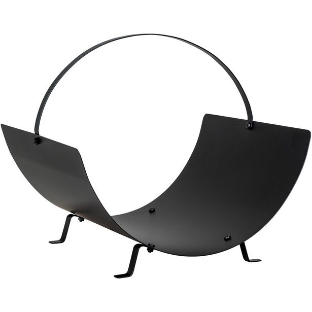 Polttopuukori/-teline House Nordic Tires, 40x35x33.5cm, musta teräs