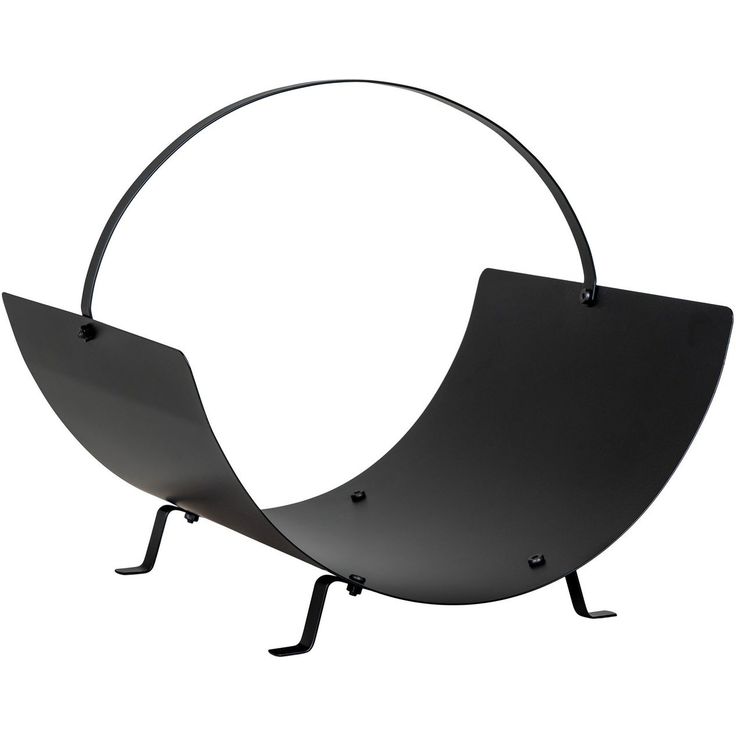 Polttopuukori/-teline House Nordic Tires, 40x35x33.5cm, musta teräs