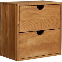 Seinäkaappi vetolaatikoilla House Nordic Townsville, 18x30x30cm, tammi