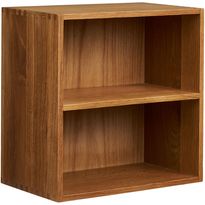 Seinähylly lokeroilla House Nordic Townsville, 18x30x30cm, tammi