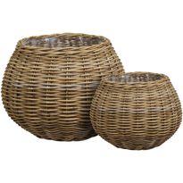 Kukkaruukku House Nordic Melaka, 2kpl, rottinki