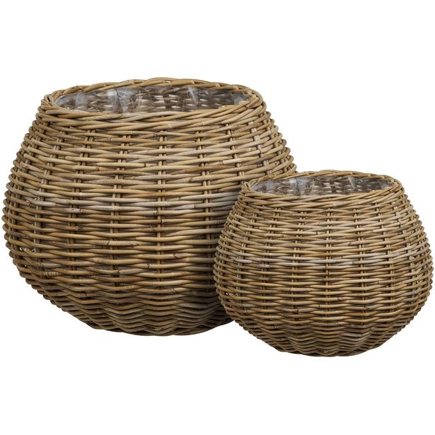 Kukkaruukku House Nordic Melaka, 2kpl, rottinki