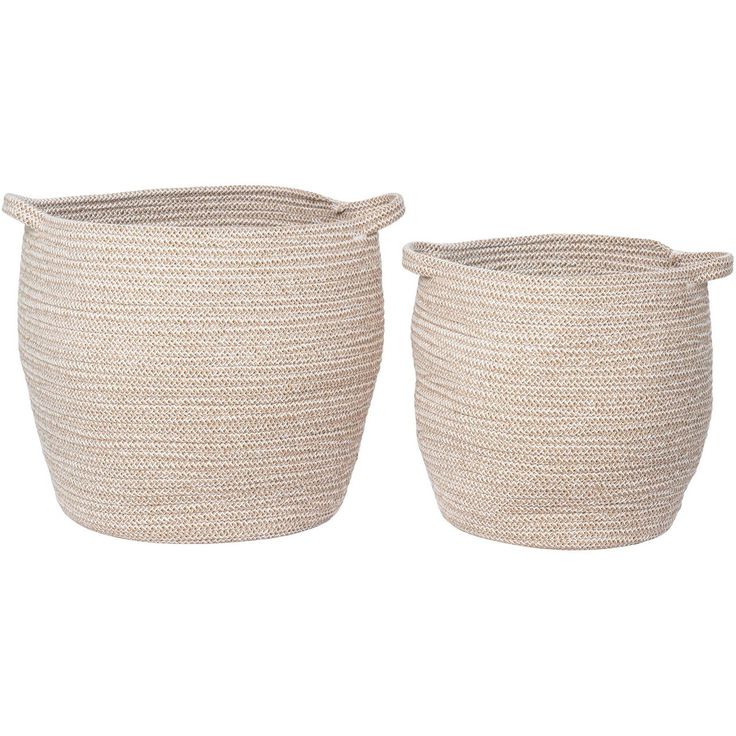 Säilytyskori House Nordic Lamas, 2kpl, puuvilla, beige