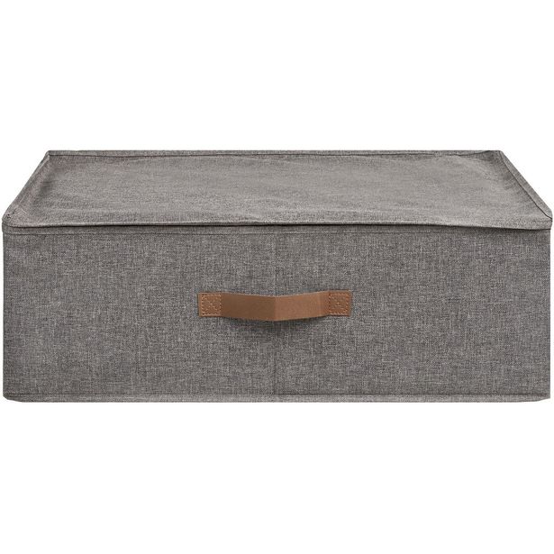 Säilytyslaatikko House Nordic Noto, 56x47x18cm, tummanharmaa tekstiili