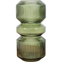 Maljakko House Nordic Vase, ø12x25cm, vihreä lasi
