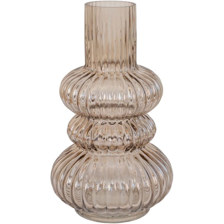 Maljakko House Nordic Vase, ø15x25cm, suupuhallettu lasi, savu