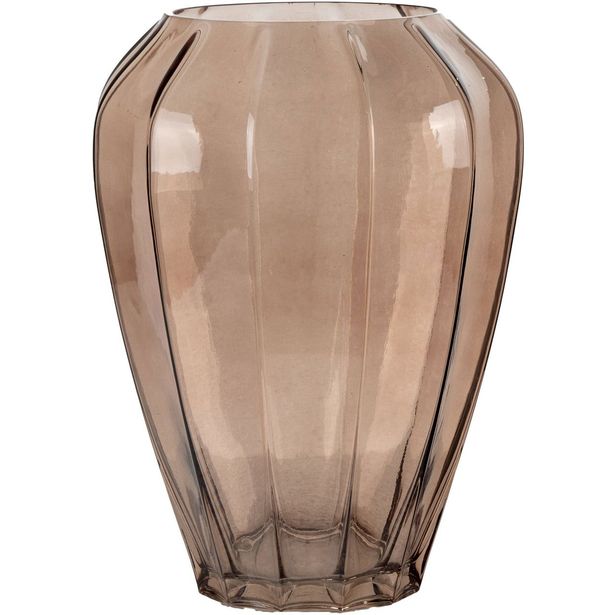 Maljakko House Nordic Vase, ø22x29cm, ruskea lasi