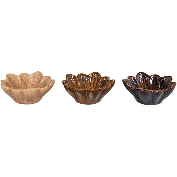 Kulho House Nordic Bowl, ø8.5x3.5cm, 3kpl, ruskea