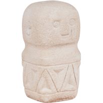 Veistos House Nordic Decoration, 5.5x5.5x10cm, beige