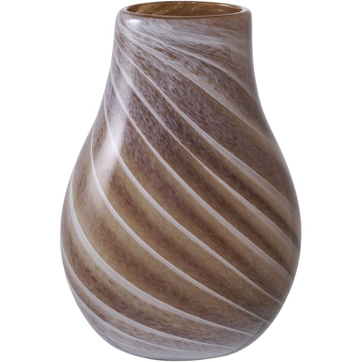 Maljakko House Nordic Vase, ø16x23cm, ruskea lasi