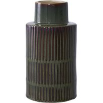 Maljakko House Nordic Vase, ø16x30cm, vihreä/ruskea