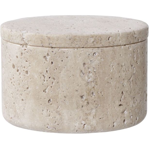 Säilytyspurkki House Nordic, ø10x6.5cm, travertiini