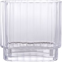 Maljakko House Nordic Vase, 20x9x19.5cm, kirkas lasi