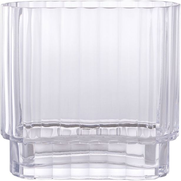 Maljakko House Nordic Vase, 20x9x19.5cm, kirkas lasi