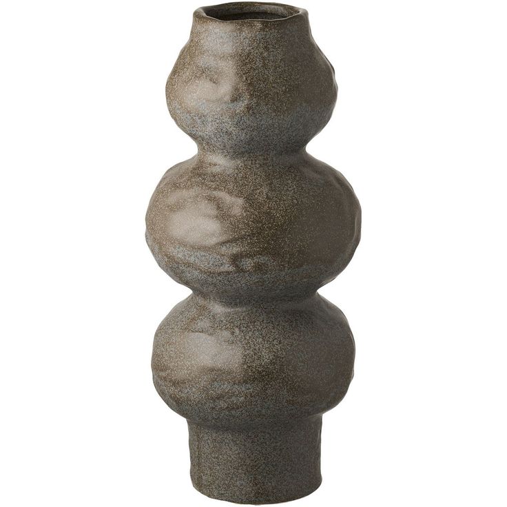 Maljakko House Nordic Vase, ø14.5x33.5cm, keraaminen, tummanharmaa