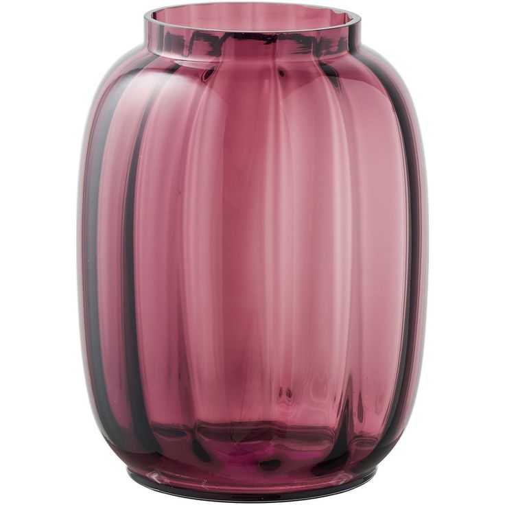 Maljakko House Nordic Vase, ø17x21cm, suupuhallettu lasi, punainen