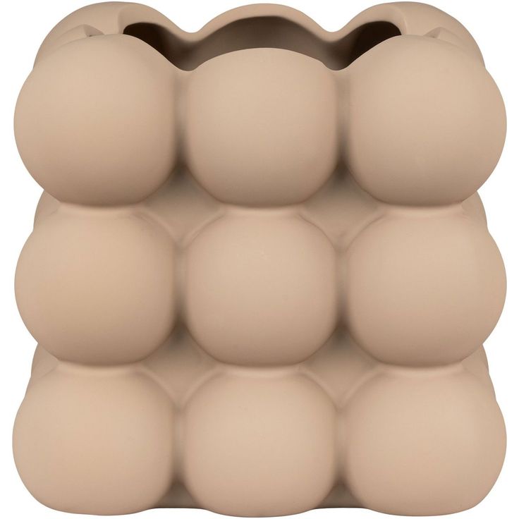 Kukkaruukku House Nordic Flowerpot, 13.5x13.5x13cm, keramiikka, ruskea