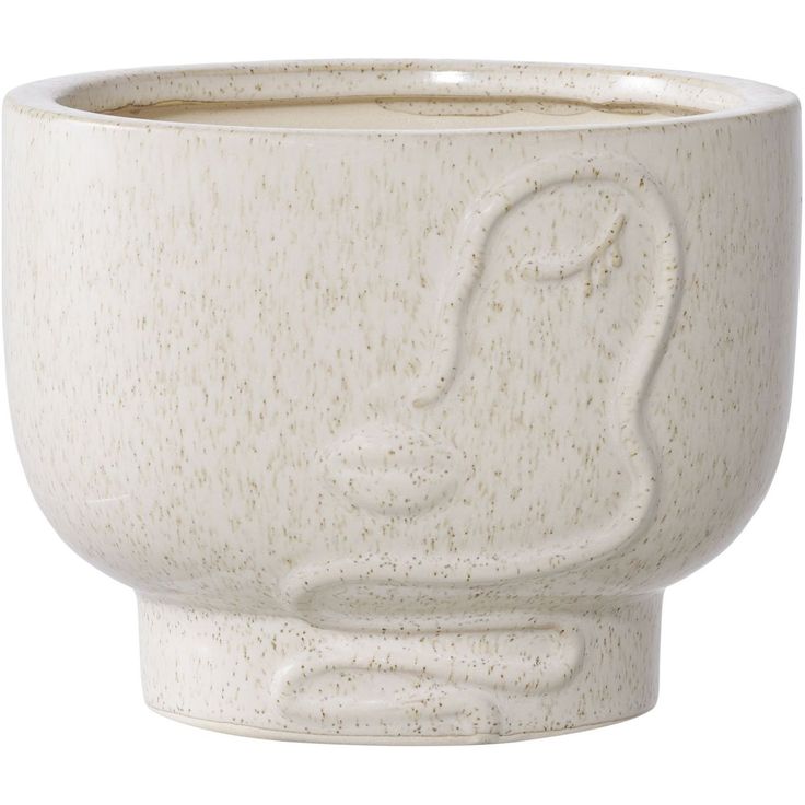 Kukkaruukku House Nordic Flowerpot, ø15x12cm, keramiikka, beige