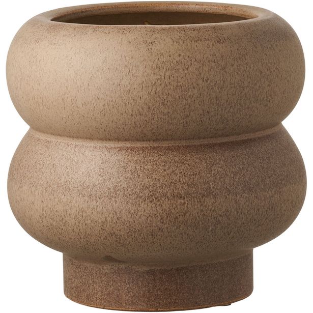 Kukkaruukku House Nordic, ø19x17.5cm, keraaminen, ruskea