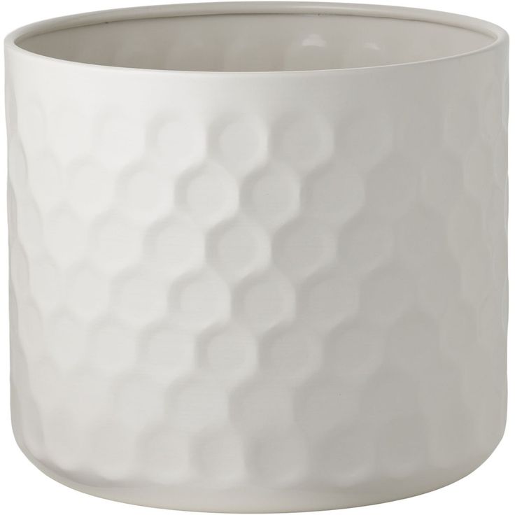 Kukkaruukku House Nordic, ø24.5x21cm, teräs, valkoinen