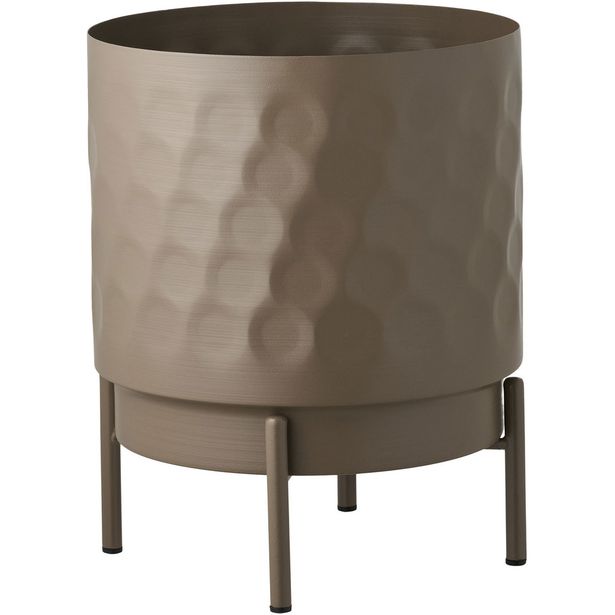 Kukkaruukku House Nordic, ø21x26cm, teräs, ruskea