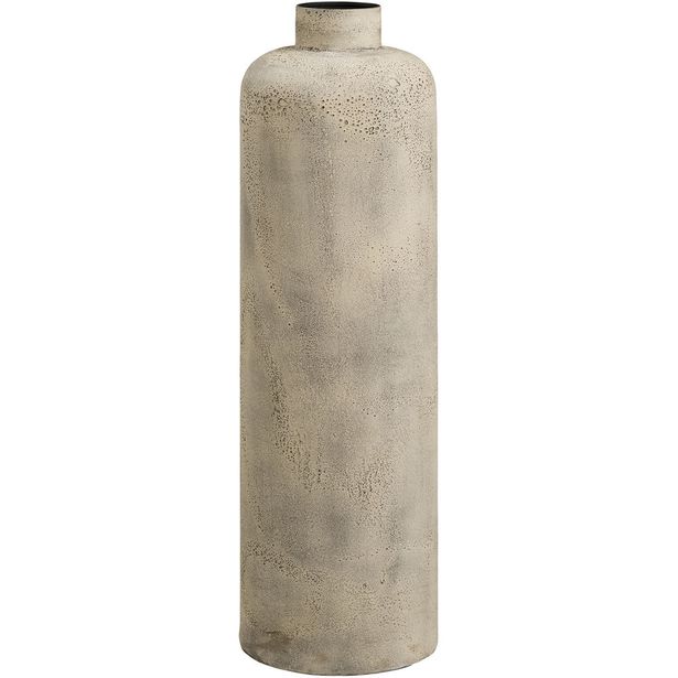 Maljakko House Nordic Hou, ø24x78.5cm, metalli, antiikkibeige