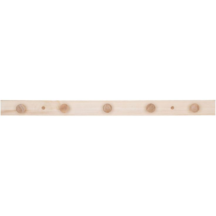 Seinänaulakko House Nordic Abano, 70cm, 5 koukkua, beige