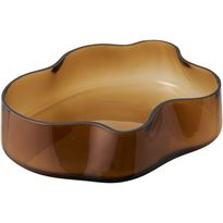 Tarjotin House Nordic, 29.5x24x7cm, ruskea lasi