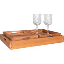 Tarjotin House Nordic Faro, 3kpl, tiikki