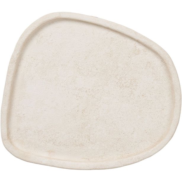 Tarjotin House Nordic, 35x30x2.5cm, sementti, beige