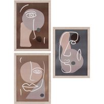 Valokuvakehys House Nordic Madison, 3kpl, beige