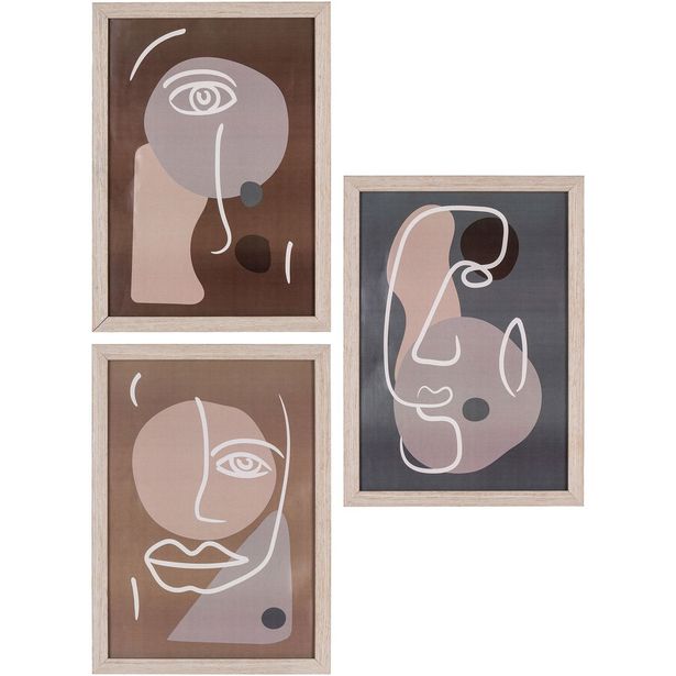 Valokuvakehys House Nordic Madison, 3kpl, beige