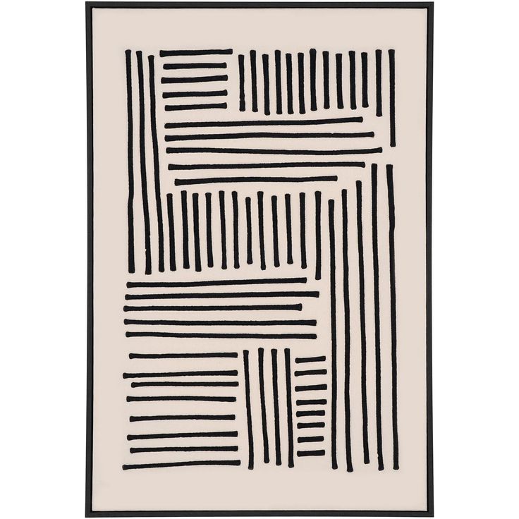 Canvastaulu House Nordic Lipari No.1, 100x140cm, musta/beige