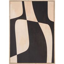 Canvastaulu House Nordic Cape Town No.3, 50x70cm, musta/beige