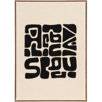 Taulu House Nordic Tine, tuftattu, 50x70cm, musta/ruskea