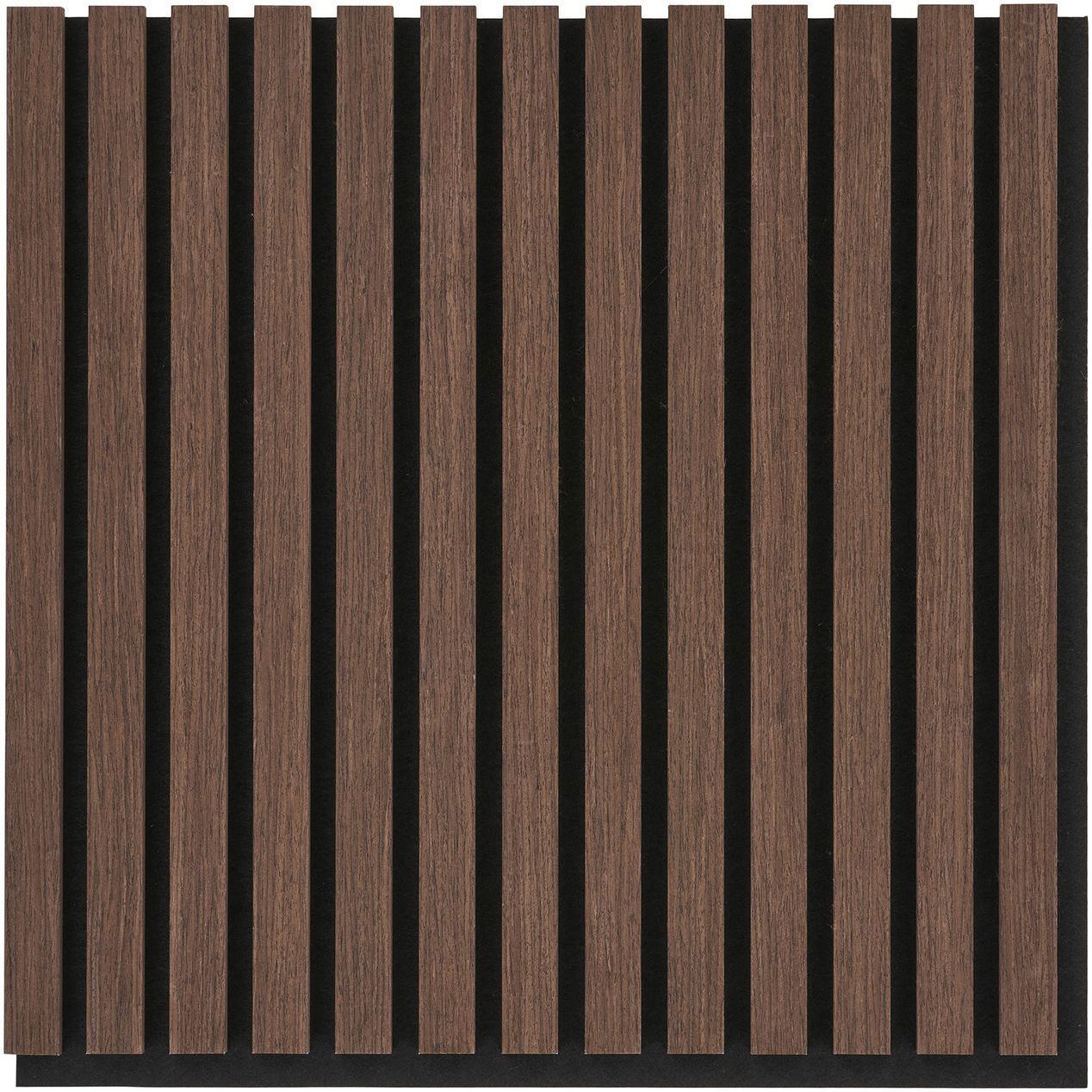 Akustiikkalevy House Nordic, 520x520x22mm, rimapaneeli, tummanruskea
