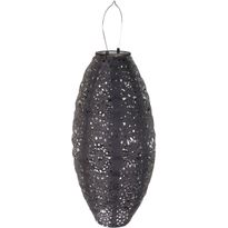 LED-aurinkokennolyhty House Nordic Foxdale, IP44, harmaa