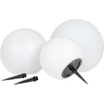 LED-maapiikkivalaisin aurinkokennolla House Nordic Lifton, 3kpl, valkoinen