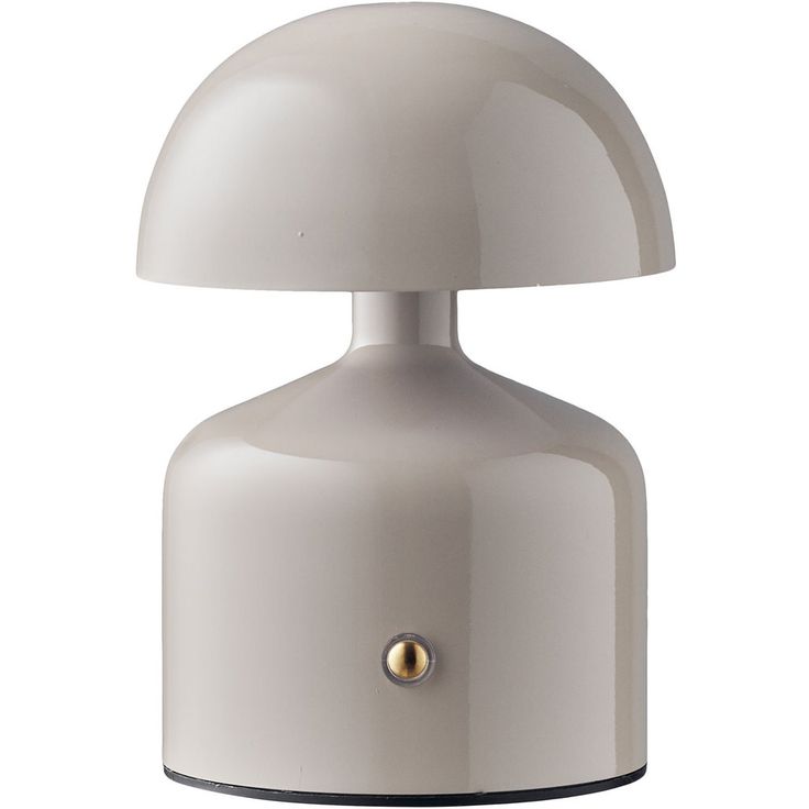 Ladattava pöytävalaisin House Nordic Aulla, ø10x13.5cm, IP20, LED, harmaa