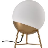Pöytävalaisin House Nordic Chelsea, Ø20cm, messinki/valkoinen