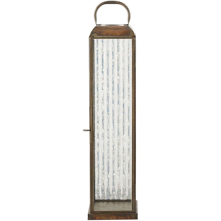 Lyhty House Nordic Herslev, 12x12x49cm, antiikkimessinki