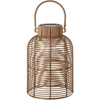 Aurinkokennolyhty House Nordic Brentford, ø20cm, IP44, 300mAH, ruskea