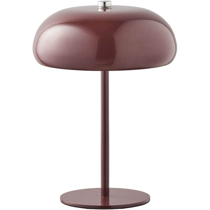 Ladattava pöytävalaisin House Nordic Margate, ø16cm, IP20, 3.7V, 1200mAh, viininpunainen